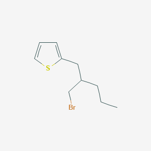 2-(2-(Bromomethyl)pentyl)thiophene