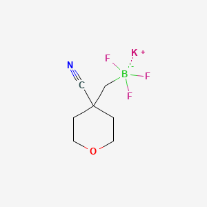 Potassium [(4-cyanooxan-4-yl)methyl]trifluoroboranuide