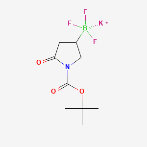 Potassium (1-(tert-butoxycarbonyl)-5-oxopyrrolidin-3-yl)trifluoroborate