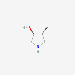 molecular formula C5H11NO B13478682 (3S,4R)-4-methylpyrrolidin-3-ol 