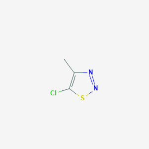 molecular formula C3H3ClN2S B1347869 5-Chloro-4-methyl-1,2,3-thiadiazole CAS No. 53645-99-1