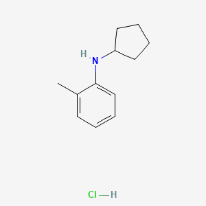 N-cyclopentyl-2-methylaniline hydrochloride