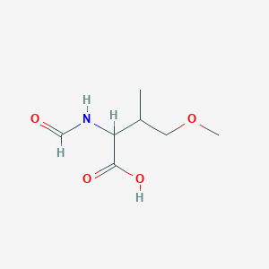 2-Formamido-4-methoxy-3-methylbutanoic acid