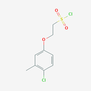 2-(4-Chloro-3-methylphenoxy)ethane-1-sulfonyl chloride