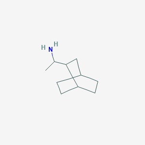 molecular formula C10H19N B13478737 1-(Bicyclo[2.2.2]octan-2-yl)ethanamine 