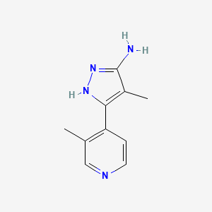 4-Methyl-3-(3-methylpyridin-4-YL)-1H-pyrazol-5-amine