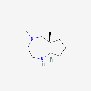 molecular formula C10H20N2 B13478780 rac-(5aR,8aS)-4,5a-dimethyl-decahydrocyclopenta[e][1,4]diazepine 