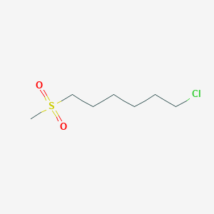 molecular formula C7H15ClO2S B13478795 1-Chloro-6-(methylsulfonyl)hexane 