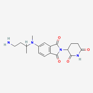 5-[(3-Amino-1-methyl-propyl)-methyl-amino]-2-(2,6-dioxo-3-piperidyl)isoindoline-1,3-dione