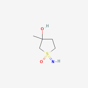 3-Hydroxy-1-imino-3-methyl-1lambda6-thiolan-1-one