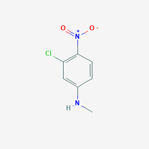 molecular formula C7H7ClN2O2 B13478807 3-Chloro-N-methyl-4-nitroaniline CAS No. 60498-58-0