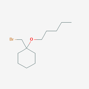 1-(Bromomethyl)-1-(pentyloxy)cyclohexane