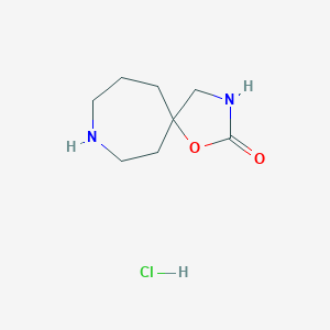 1-Oxa-3,8-diazaspiro[4.6]undecan-2-one hydrochloride