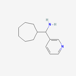 Cycloheptyl(pyridin-3-yl)methanamine