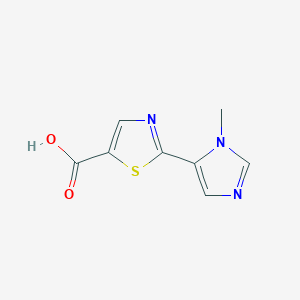 2-(1-Methyl-1h-imidazol-5-yl)thiazole-5-carboxylic acid