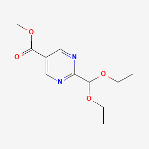 Methyl 2-(diethoxymethyl)pyrimidine-5-carboxylate