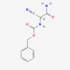 benzyl N-[carbamoyl(cyano)methyl]carbamate