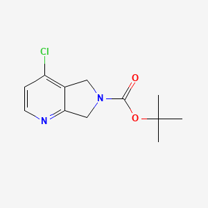 Tert-butyl 4-chloro-5,7-dihydro-6H-pyrrolo[3,4-B]pyridine-6-carboxylate