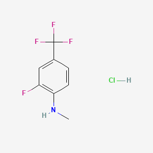 2-fluoro-N-methyl-4-(trifluoromethyl)aniline hydrochloride