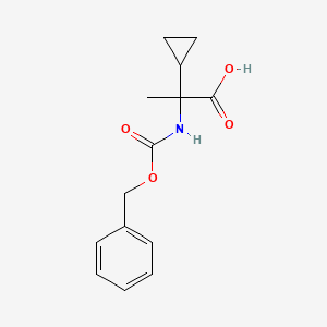 2-(((Benzyloxy)carbonyl)amino)-2-cyclopropylpropanoic acid