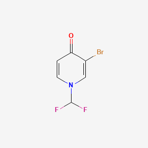 3-Bromo-1-(difluoromethyl)-1,4-dihydropyridin-4-one