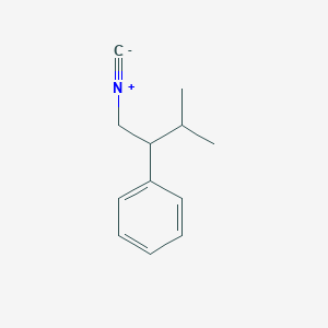 molecular formula C12H15N B13479093 (1-Isocyano-3-methylbutan-2-yl)benzene CAS No. 602262-87-3