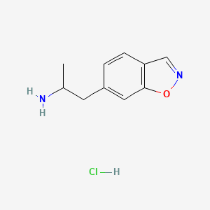 1-(1,2-Benzoxazol-6-yl)propan-2-amine hydrochloride