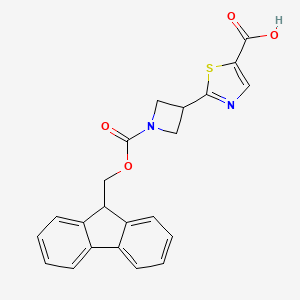 2-(1-{[(9H-fluoren-9-yl)methoxy]carbonyl}azetidin-3-yl)-1,3-thiazole-5-carboxylic acid