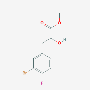 Methyl 3-(3-bromo-4-fluorophenyl)-2-hydroxypropanoate