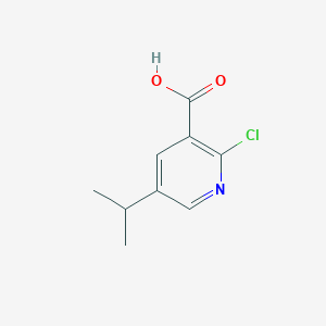 molecular formula C9H10ClNO2 B13479156 2-Chloro-5-(propan-2-yl)pyridine-3-carboxylic acid 