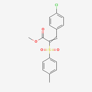 methyl (E)-3-(4-chlorophenyl)-2-[(4-methylphenyl)sulfonyl]-2-propenoate