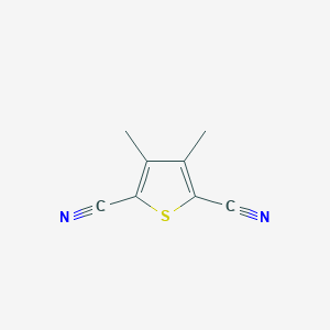 molecular formula C8H6N2S B134792 3,4-二甲基噻吩-2,5-二腈 CAS No. 155632-41-0