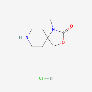 1-Methyl-3-oxa-1,8-diazaspiro[4.5]decan-2-one hydrochloride