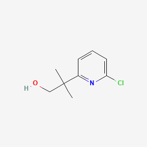 2-(6-Chloropyridin-2-yl)-2-methylpropan-1-ol