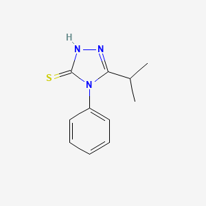 molecular formula C11H13N3S B13479411 5-Isopropyl-4-phenyl-4h-1,2,4-triazole-3-thiol 