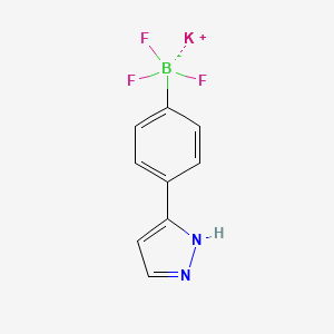 Potassium (4-(1H-pyrazol-5-yl)phenyl)trifluoroborate