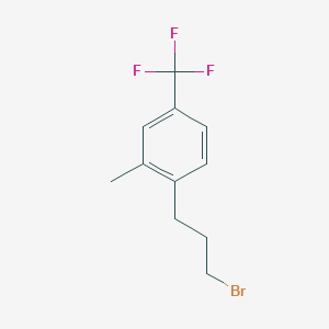 1-(3-Bromopropyl)-2-methyl-4-(trifluoromethyl)benzene