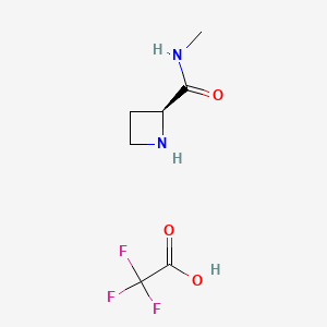 (2S)-N-methylazetidine-2-carboxamide, trifluoroacetic acid