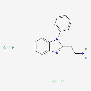 2-(1-phenyl-1H-1,3-benzodiazol-2-yl)ethan-1-amine dihydrochloride