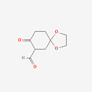 8-Oxo-1,4-dioxaspiro[4.5]decane-7-carbaldehyde