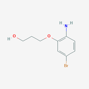 3-(2-Amino-5-bromophenoxy)propan-1-ol