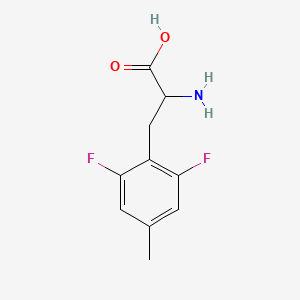 molecular formula C10H11F2NO2 B13479567 2-Amino-3-(2,6-difluoro-4-methylphenyl)propanoic acid 