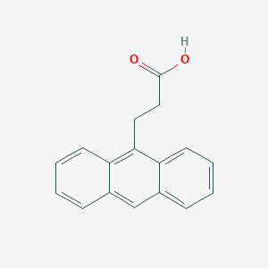 molecular formula C17H14O2 B134796 9-Anthracenepropionic acid CAS No. 41034-83-7