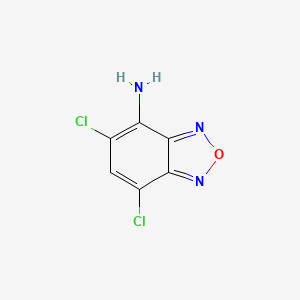 molecular formula C6H3Cl2N3O B1347960 5,7-Dichloro-2,1,3-benzoxadiazol-4-amine CAS No. 330982-41-7