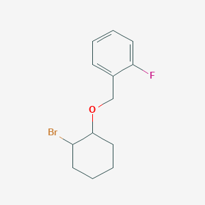 1-(((2-Bromocyclohexyl)oxy)methyl)-2-fluorobenzene