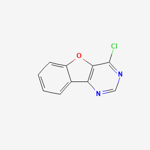 molecular formula C10H5ClN2O B1347961 4-Chlorobenzofuro[3,2-d]pyrimidine CAS No. 39876-88-5
