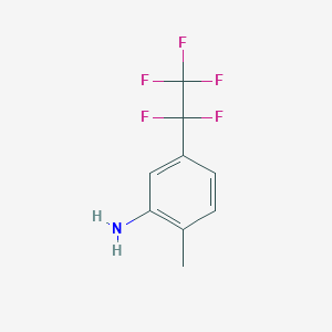 2-Methyl-5-(pentafluoroethyl)aniline