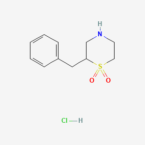 2-Benzyl-1lambda6-thiomorpholine-1,1-dione hydrochloride