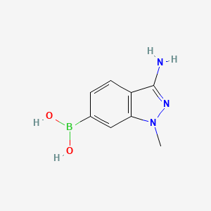 (3-amino-1-methyl-1H-indazol-6-yl)boronic acid