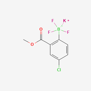 Potassium [4-chloro-2-(methoxycarbonyl)phenyl]trifluoroboranuide